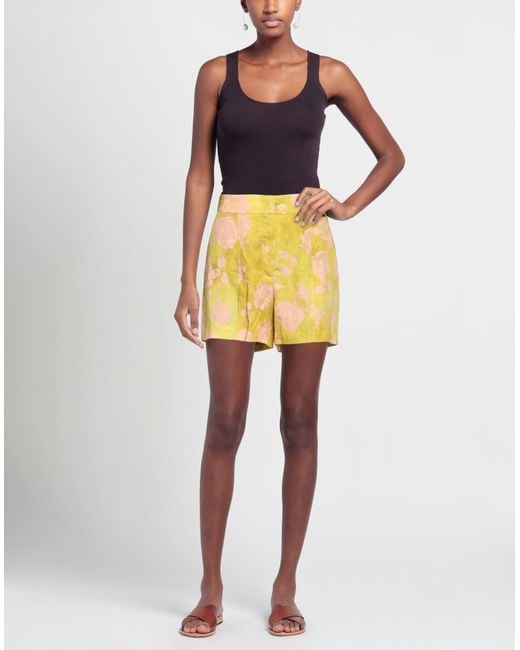 MARCIANO BY GUESS Yellow Shorts & Bermuda Shorts