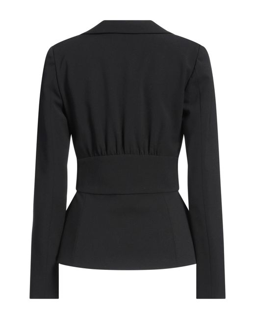 Alberta Ferretti Black Blazer Polyester, Wool, Elastane