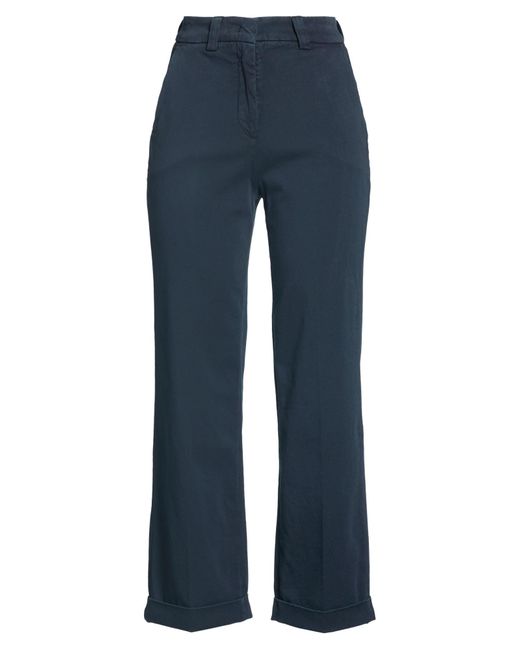 Peuterey Blue Pants Cotton, Elastomultiester, Elastane