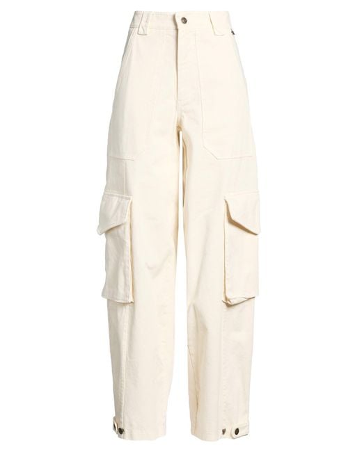 Souvenir Clubbing Natural Ivory Pants Cotton