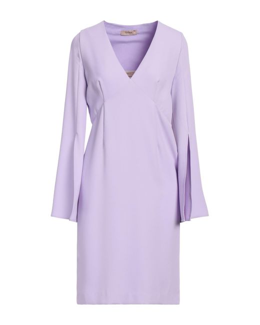 Twinset Purple Mini Dress