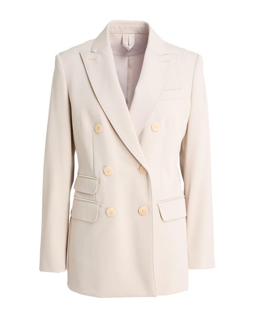 Max Mara Natural Blazer Virgin Wool, Elastane