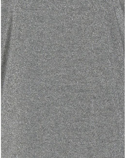 iBlues Gray Top Viscose, Polyester, Metallic Fiber, Polyamide, Elastane