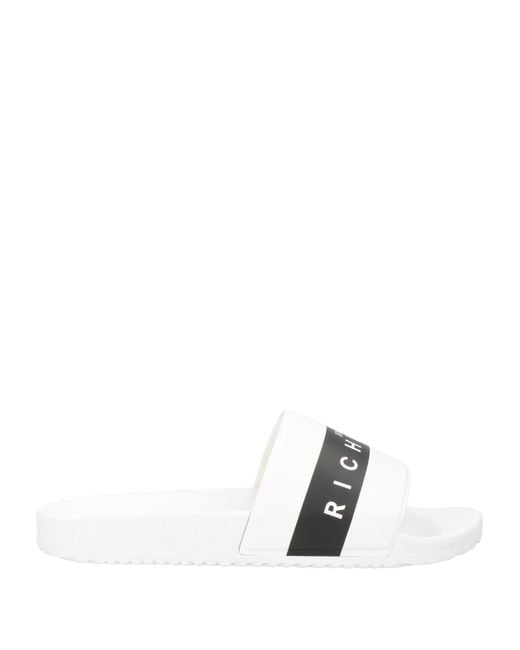 John Richmond White Sandals Rubber for men