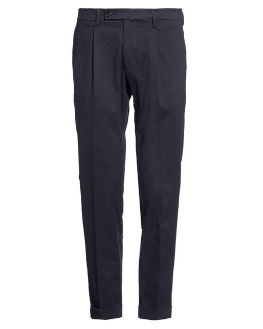 Michael Coal Blue Midnight Pants Modal, Cotton, Elastane for men