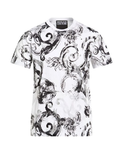 Versace Jeans Couture White T-Shirt Cotton for men