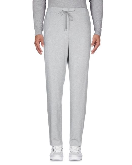 HUGO Gray Pants Viscose, Polyamide, Elastane for men