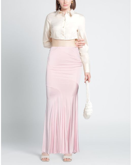 Blumarine Pink Maxi Skirt