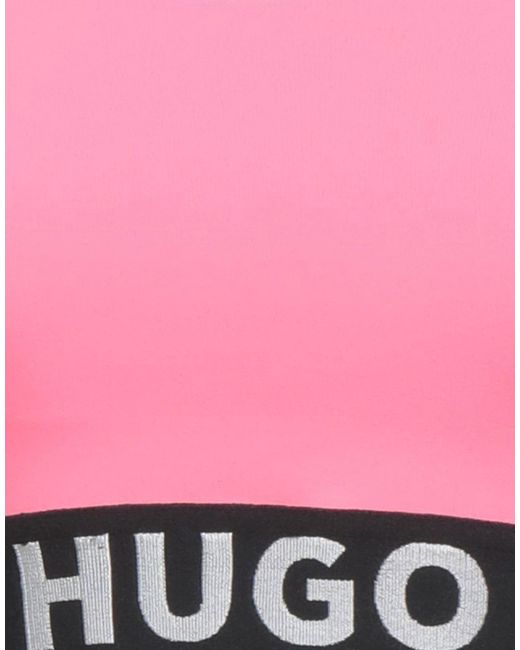 HUGO Pink Fuchsia Top Polyester, Elastane