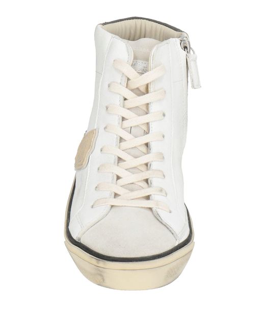 Philippe Model White Trainers for men