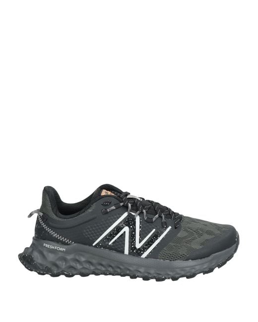 New Balance Gray Dark Sneakers Textile Fibers for men