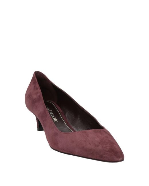 Antonio Barbato Purple Burgundy Pumps Leather