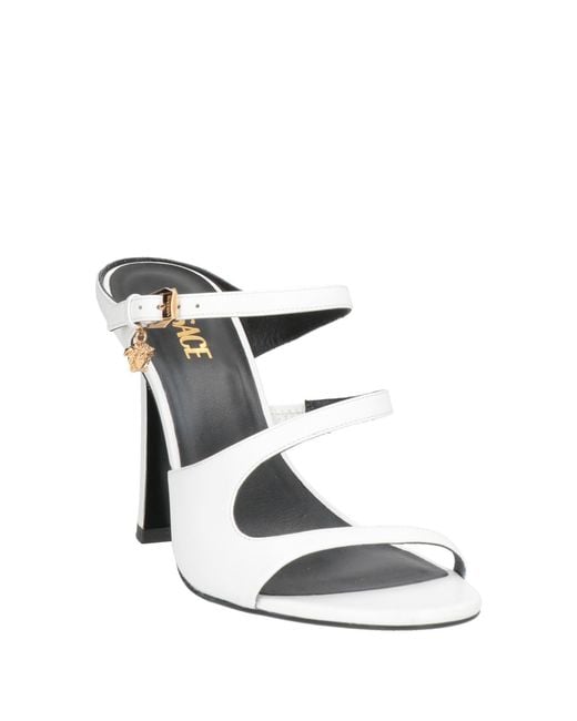 Versace White Sandale