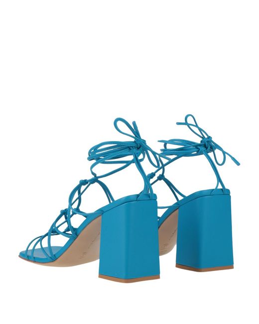 Gianvito Rossi Blue Sandals