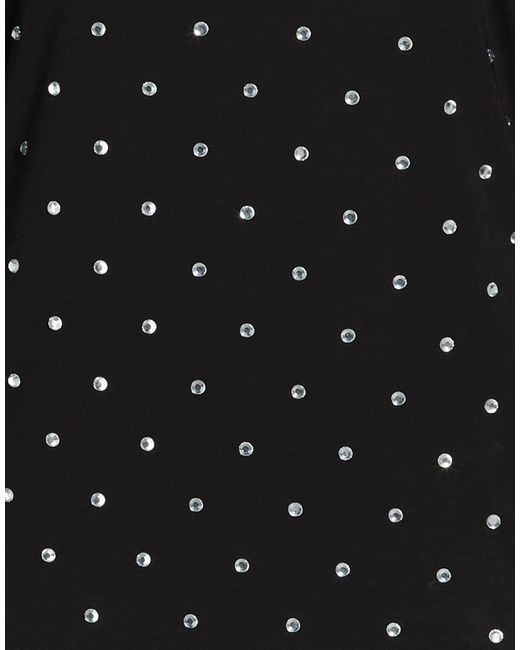 Rabanne Black T-Shirt Cupro, Elastane