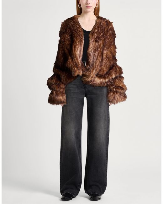 DISCLAIMER Brown Shearling & Teddy