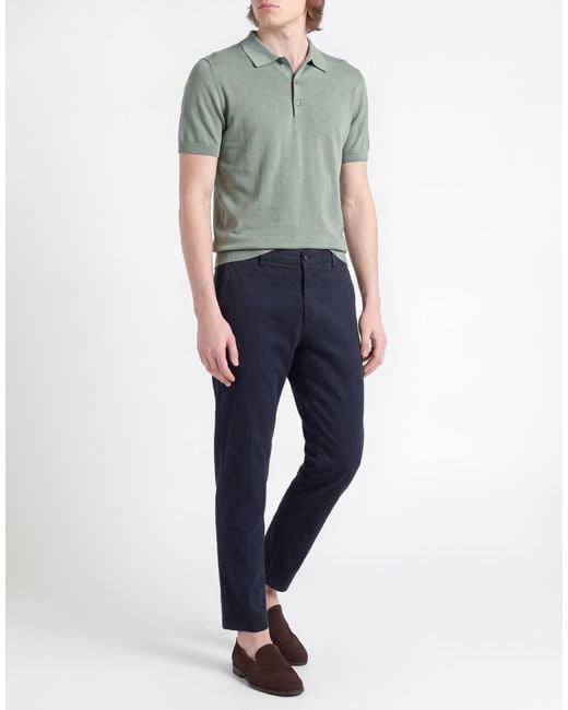 BE ABLE Blue Pants Cotton, Elastane for men