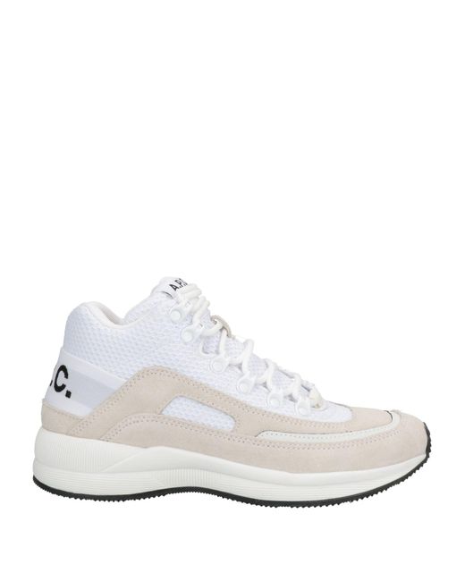 A.P.C. White Trainers for men