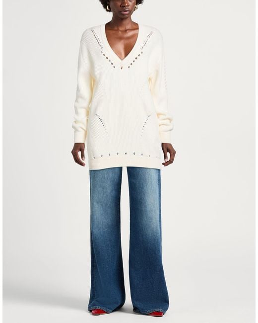 Genny White Ivory Sweater Wool