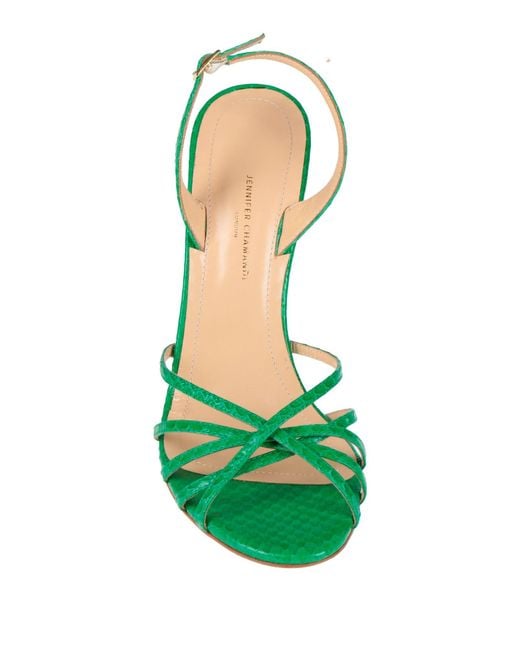 JENNIFER CHAMANDI Green Sandals