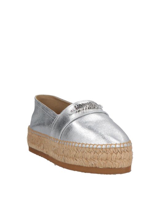 Moschino White Espadrilles Leather