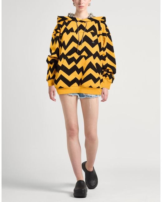 Vivienne Westwood Yellow Sweatshirt Cotton