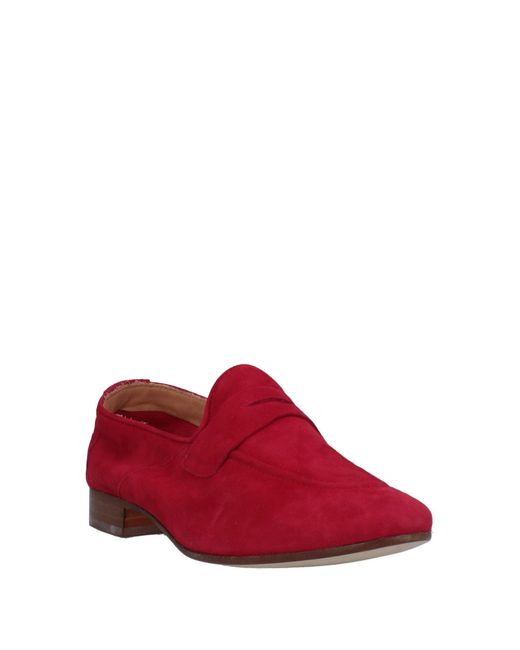 Pollini Red Loafers