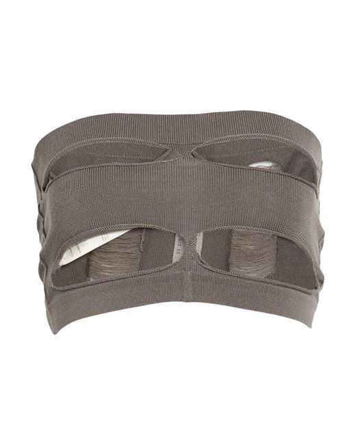 Rick Owens Gray Taupe Top Virgin Wool