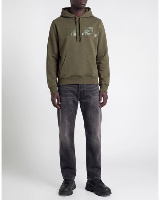 DIESEL Green Sweatshirt for men