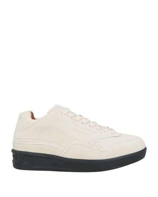 Jil Sander White Sneakers Leather for men