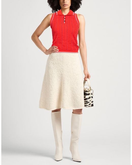 Top MSGM en coloris Red