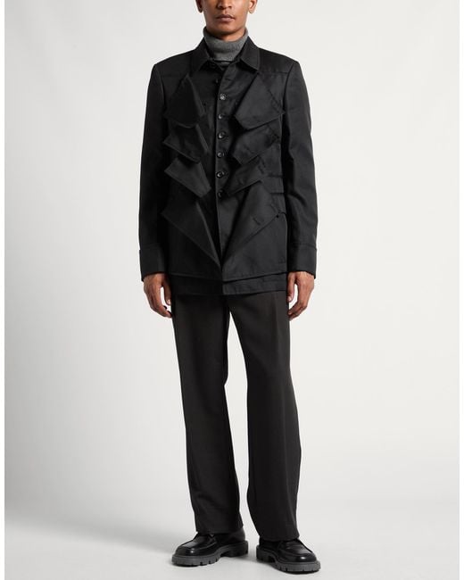 Comme des Garçons Black Jacket Polyester for men