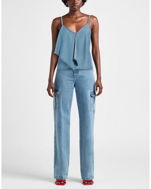 Pinko Blue Top Lyocell