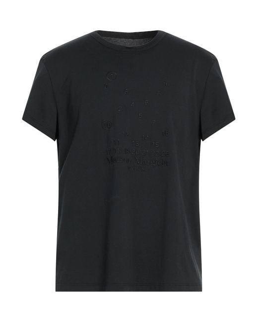 Camiseta Maison Margiela de hombre de color Black