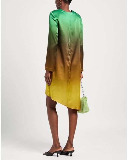SLEEP NO MORE Green Midi-Kleid
