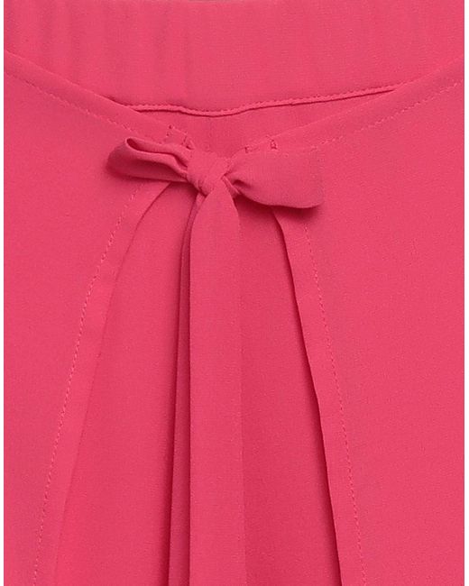 Clips More Red Fuchsia Pants Polyester