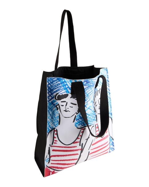 MSGM Blue Schultertasche