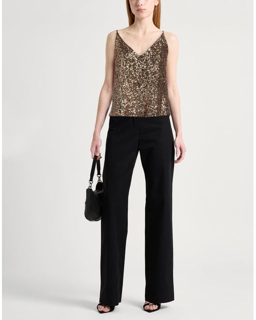 Ottod'Ame Brown Top Polyester