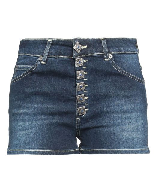 Dondup Blue Denim Shorts