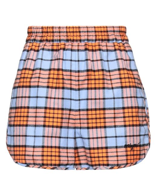 MSGM Red Shorts & Bermuda Shorts