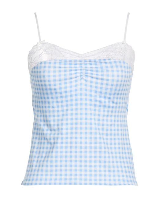 Bella Venice Blue Top Polyester, Elastane