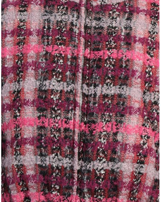 Khrisjoy Red Fuchsia Puffer Wool, Acrylic, Polyamide, Viscose, Polyester