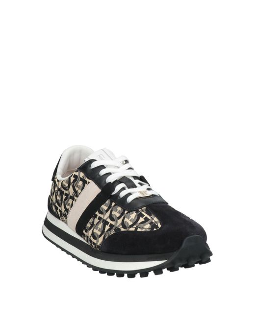 Ferragamo Black Monogram Sneakers