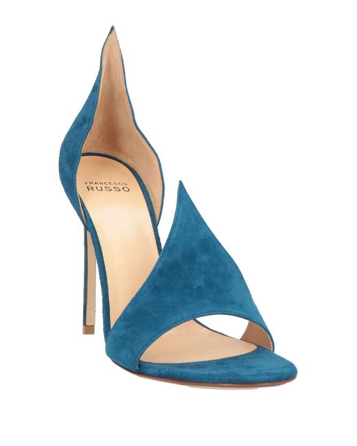 Francesco Russo Blue Sandals