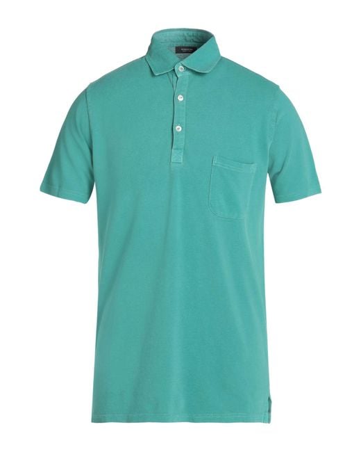 Rossopuro Green Polo Shirt for men