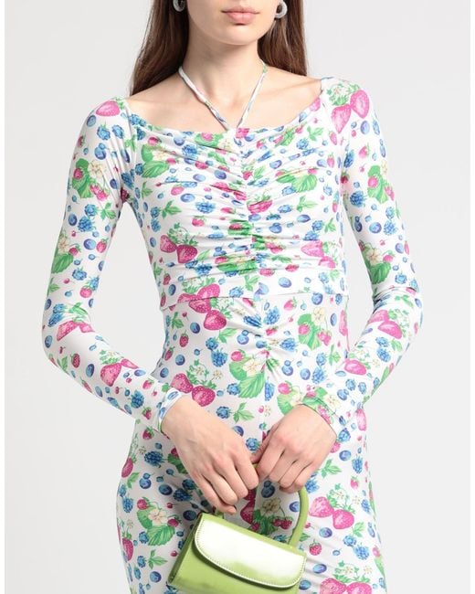MSGM Blue Jumpsuit Polyamide, Elastane