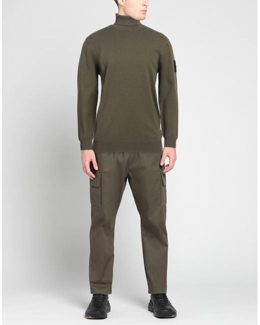 OUTHERE Green Turtleneck for men