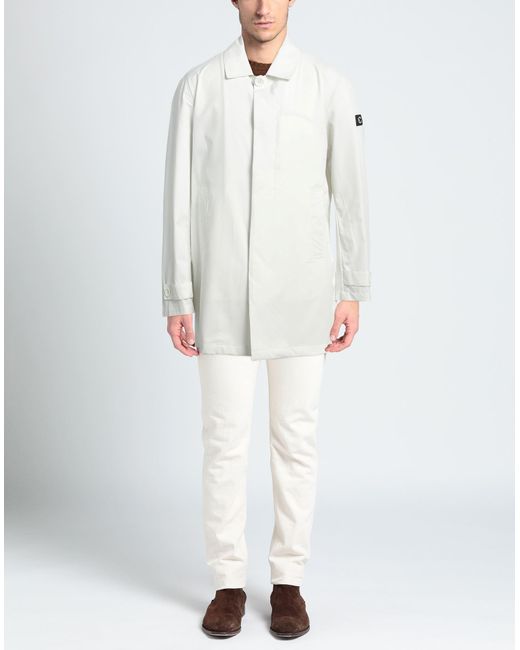 CoSTUME NATIONAL White Overcoat & Trench Coat for men