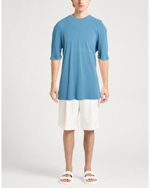 Zanone Blue T-Shirt for men