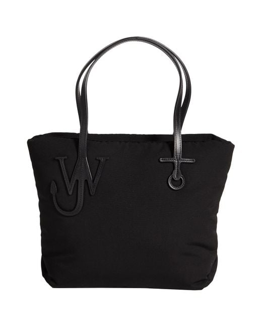 J.W. Anderson Black Handbag Textile Fibers, Leather